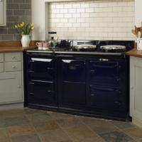Reconditioned 4 oven, Balanced flue 150 in Black