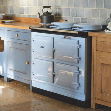 Gas 4 Oven (plus module) Conventional Flue in Pewter